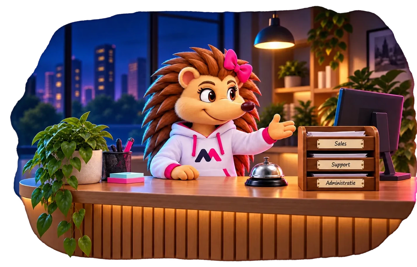 Maenda Media mascotte