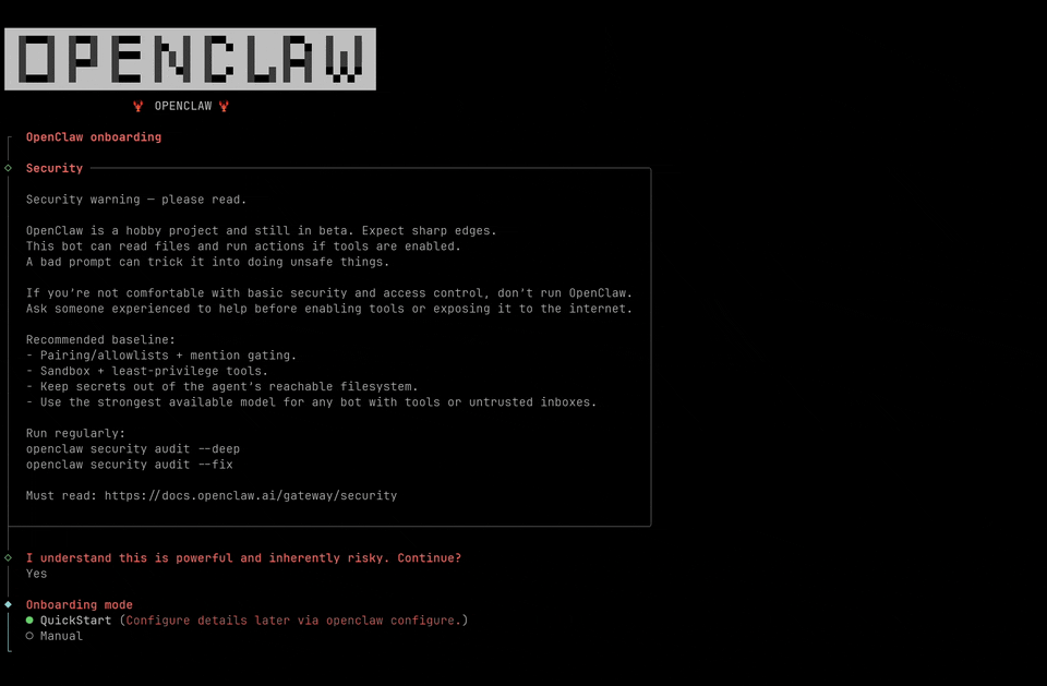 OpenClaw Terminal UI (TUI) in Aktion